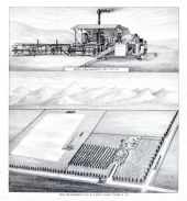 Hon. G.S. Berry Ranch and Residence, Berry's Steam Harvester, Tulare County 1892